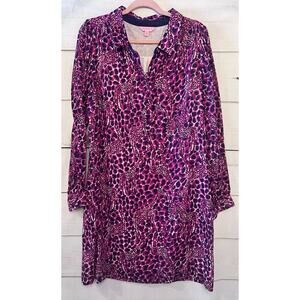Lilly Pulitzer Dress Size 12 Giraffes Long Sleeve